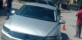 Sivas'ta otomobille çarpışan motosiklet sürücüsü yaralandı