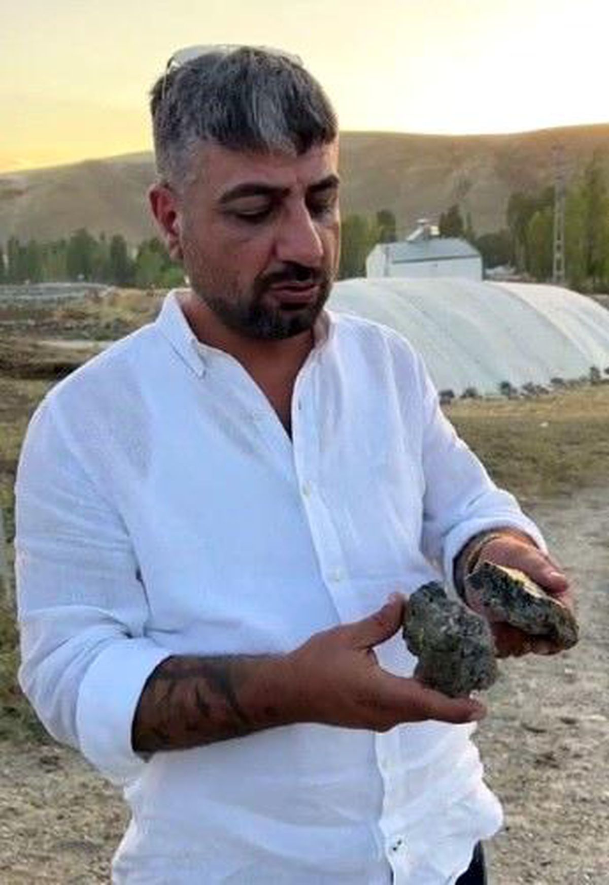 Erzurum'un Horasan ilçesine göktaşı düştü iddiası