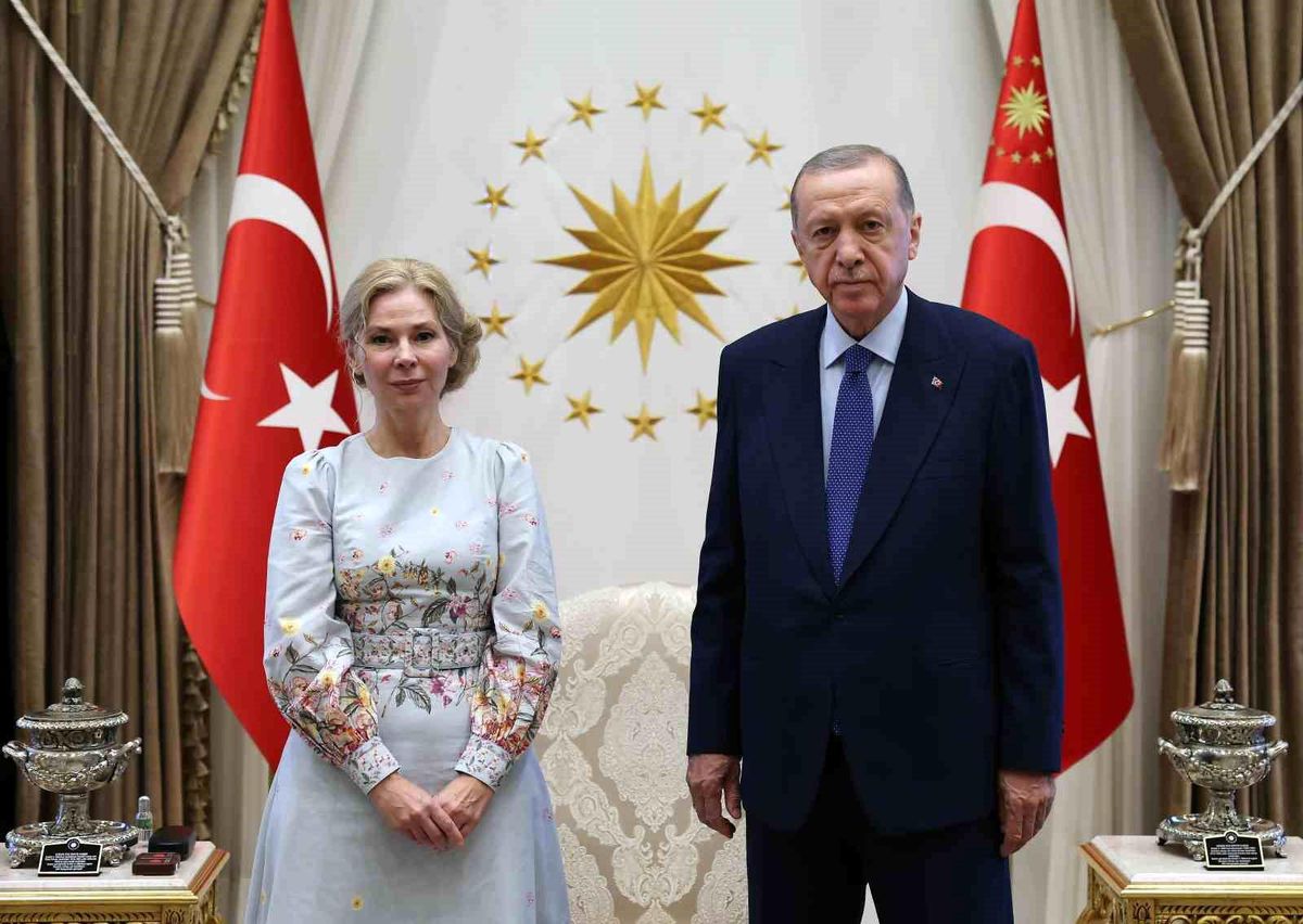 Cumhurbaşkanı Erdoğan, İsveç Büyükelçisi Malena Mard'ı kabul etti