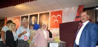 MHP Korkuteli İlçe Başkanı Medine Yapılmışev Güven Tazeledi