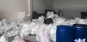 Çorlu'da 64 Ton Sahte Deterjan Ele Geçirildi