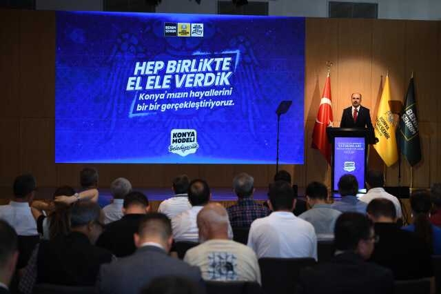 Başkan Altay: 'Tek Derdimiz Konya'ya Ve Konyalılara Hizmet Etmek' Başkan Altay: 'Tek Derdimiz Konya'ya Ve Konyalılara Hizmet Etmek'