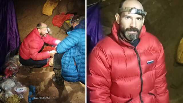 Bin 40 metreden tahliye edilecek ABD'li bilim adamı böyle görüntülendi Bin 40 metreden tahliye edilecek ABD'li bilim adamı böyle görüntülendi