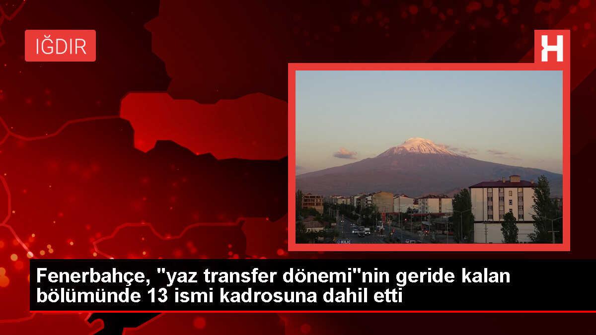 Fenerbahçe, 'yaz transfer dönemi'nin geride kalan bölümünde 13 ismi kadrosuna dahil etti