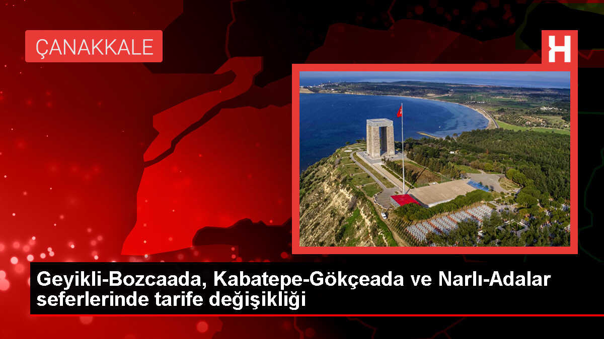GESTAŞ AŞ, deniz ulaşımında sefer saatlerini değiştiriyor