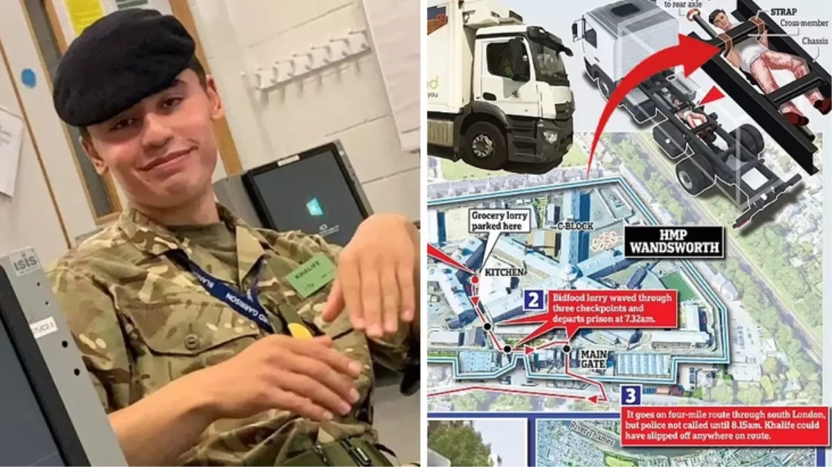 İran ajanı kendini kamyonetin altına bağlayarak hapisten kaçtı! İngiltere teyakkuzda