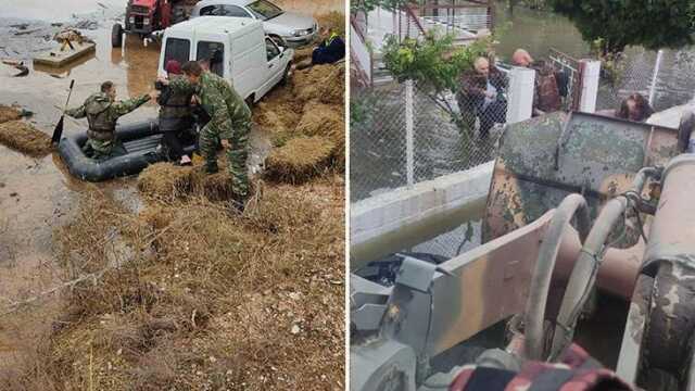 Yunanistan'daki selde can kaybı 4'e yükseldi! Çatılarda hala kurtarılmayı bekleyenler var