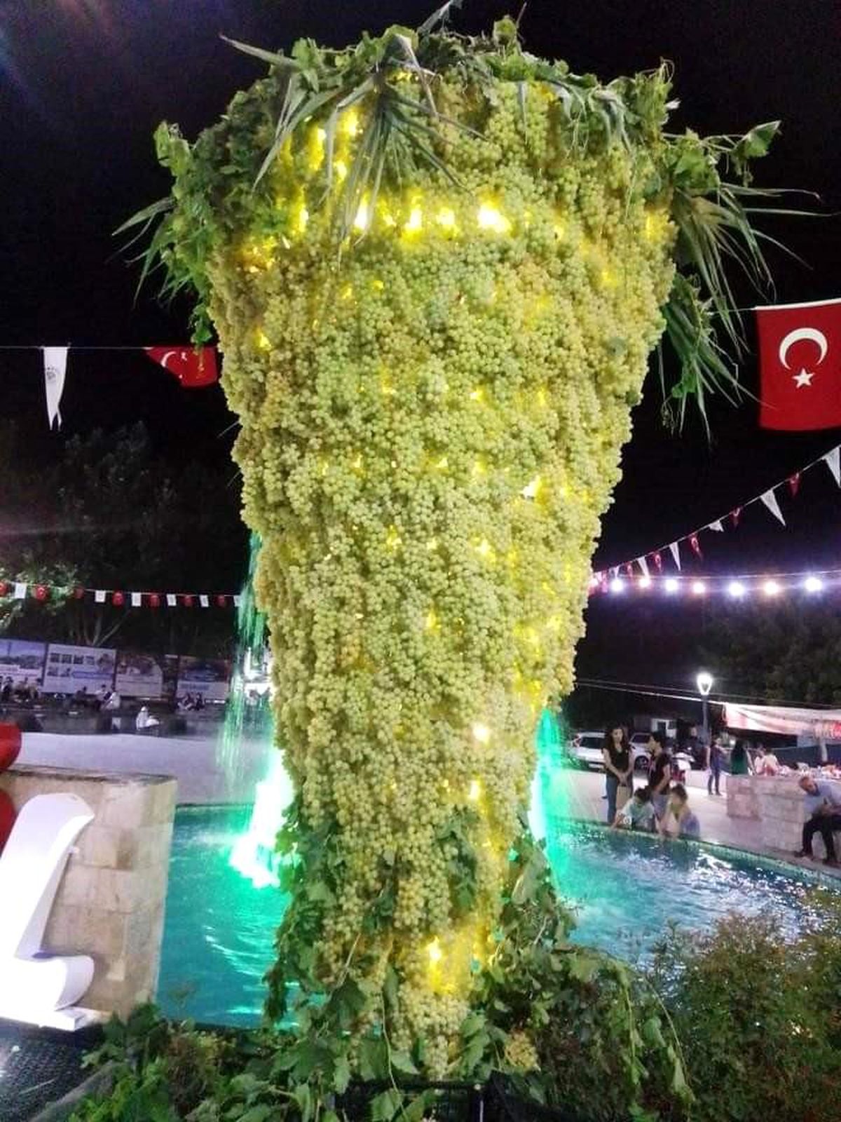 Manisa'da Dev Üzüm Salkımı İlgi Odağı Oldu