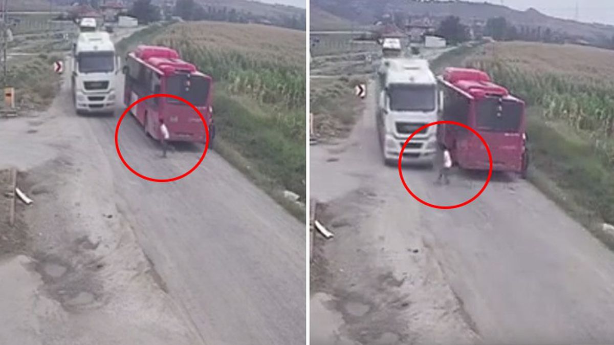 Yolun karşısına geçmek isteyen çocuğa tır çarptı