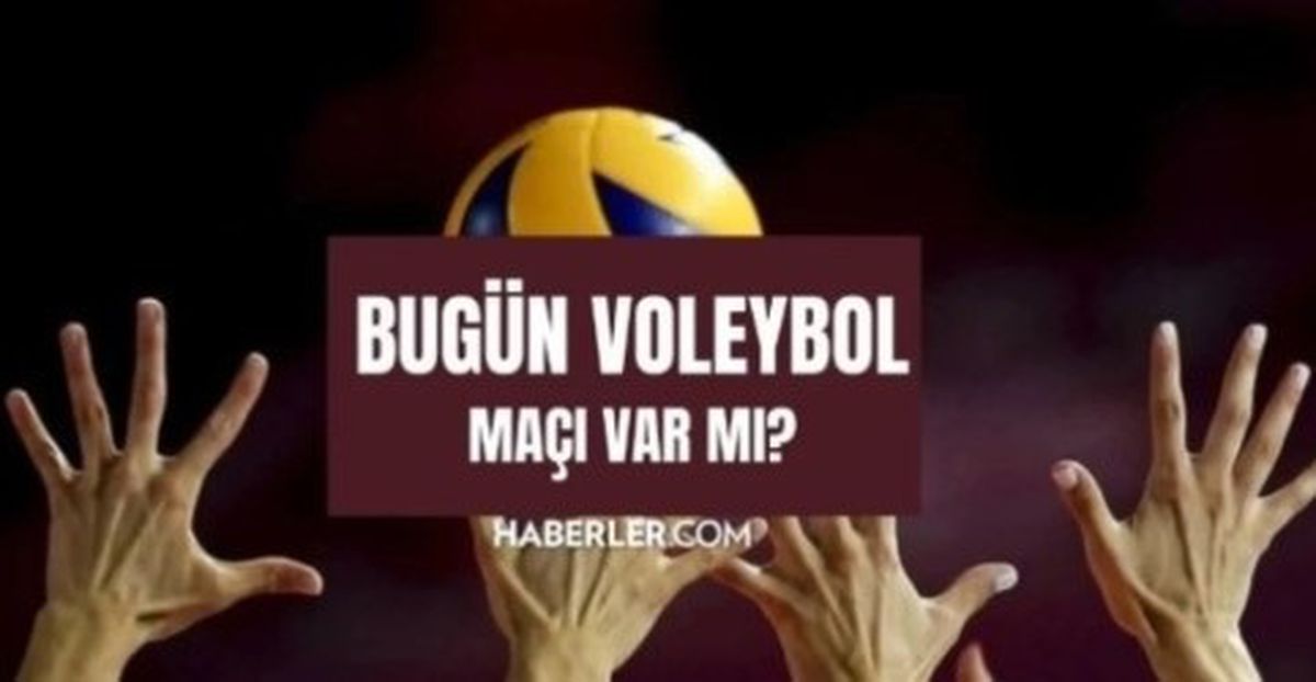 Bugün voleybol maçı var mı? 13 Eylül kimin voleybol maçı var? Bugün hangi voleybol maçı var?