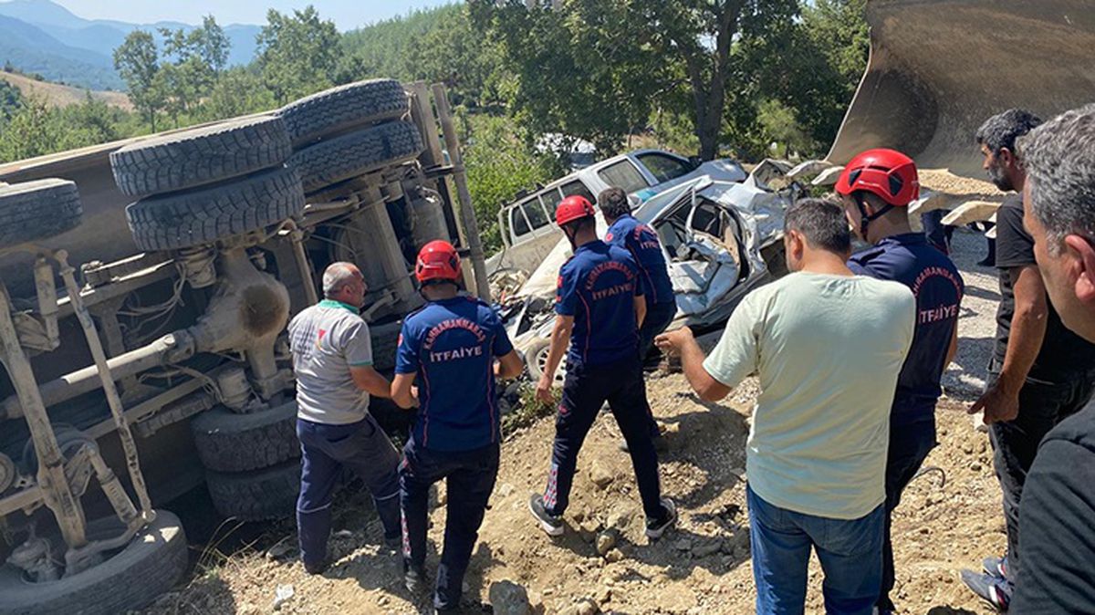 Kahramanmaraş'taki kamyon kazasında hayatını kaybedenlerin sayısı 6'ya yükseldi