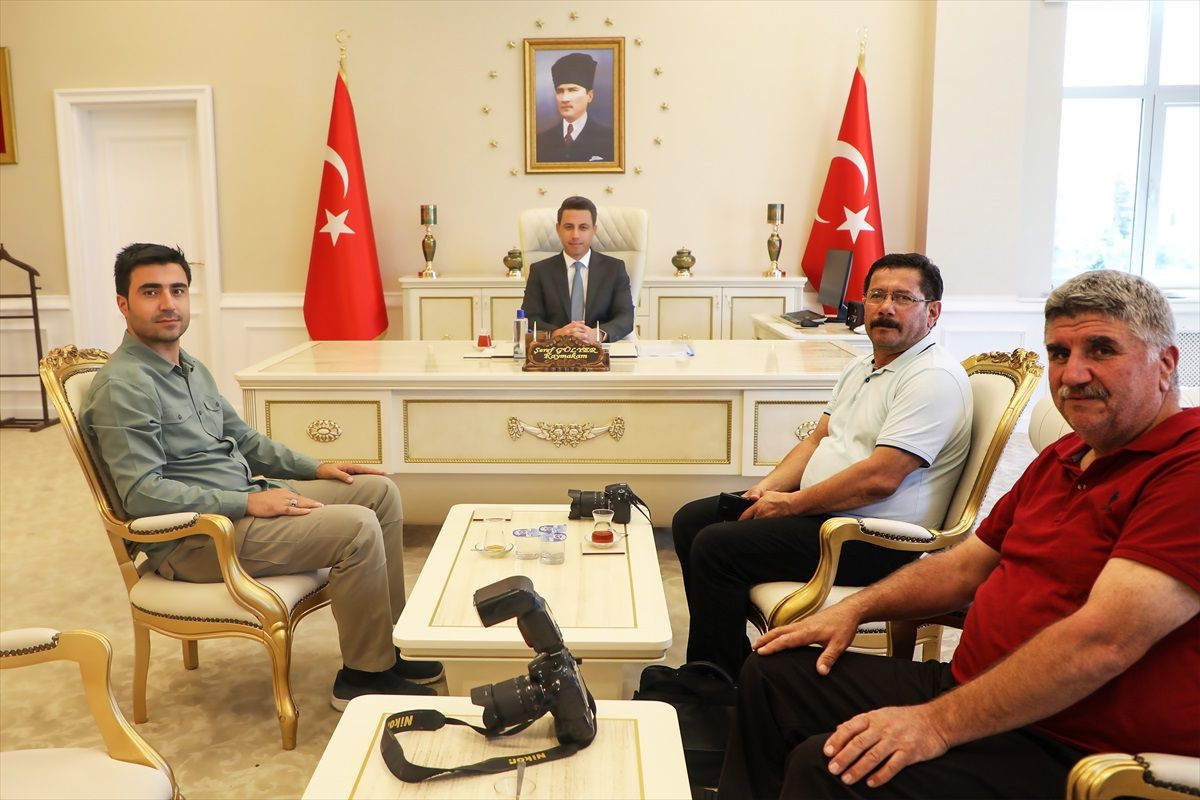Darende Kaymakamı Şeref Gülyer, basın mensuplarıyla bir araya geldi