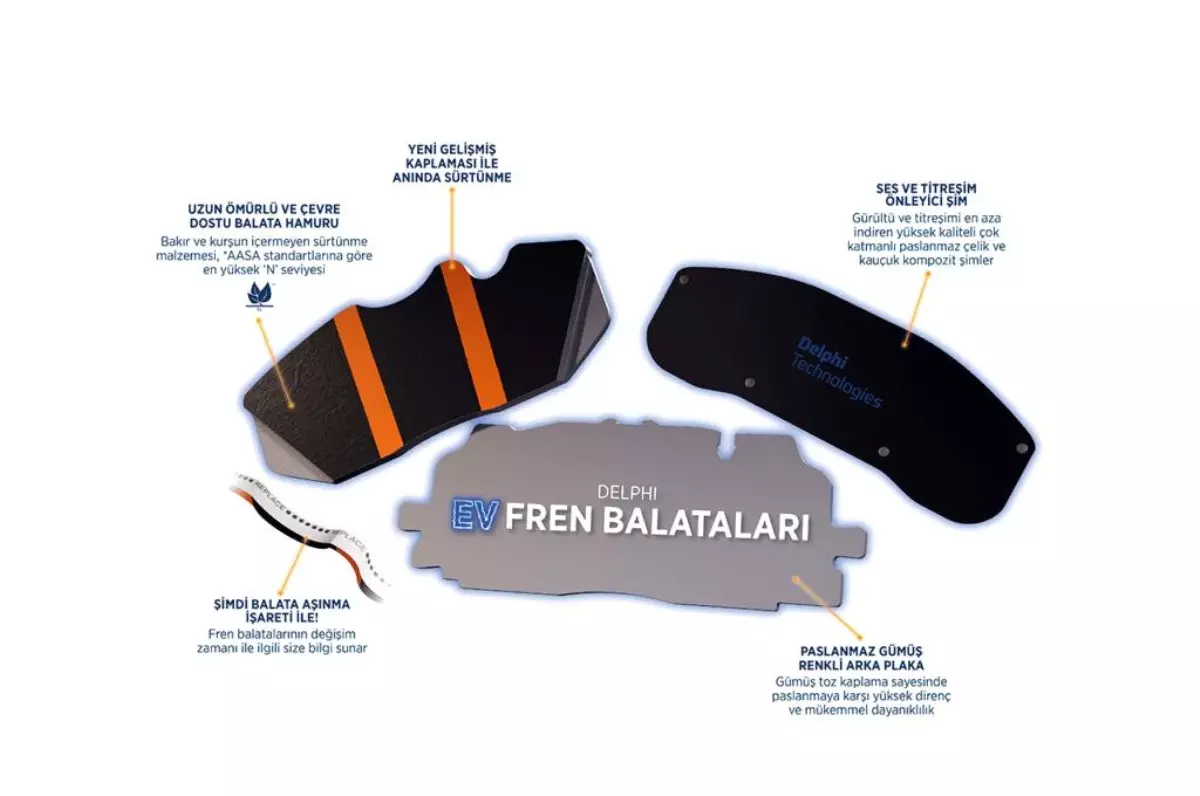 Delphi, elektrikli araçlar için yeni EV fren balataları serisini pazara sundu