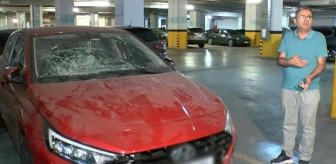 İSPARK'a ait otoparkta 20 otomobilin camları ve aynaları kırıldı! Araç sahipleri duruma isyan etti