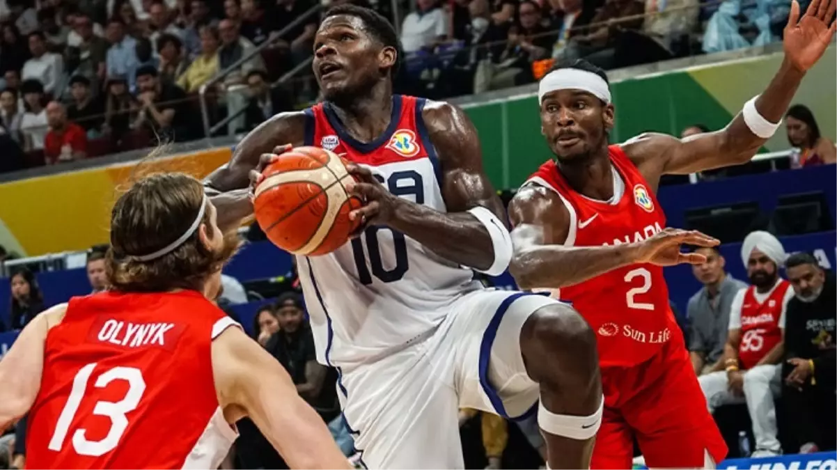Kanada Basketbol Milli Takımı, ABD'yi yenerek 2023 FIBA Dünya Kupası'nda 3. oldu