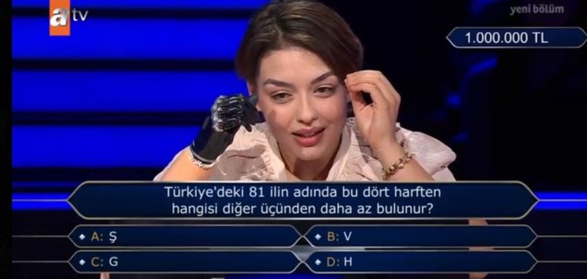 Kim Milyoner Olmak İster 1 Milyonluk sorunun cevabı nedir?