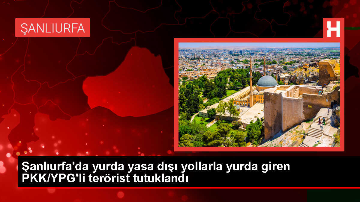 Şanlıurfa'da PKK/YPG'li terörist tutuklandı