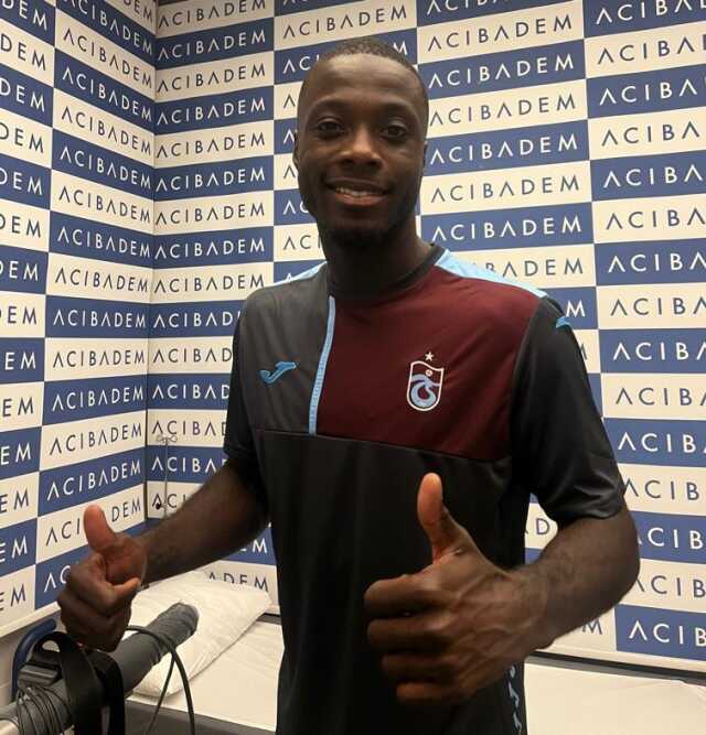 Son Dakika: Nicolas Pepe resmen Trabzonspor'da