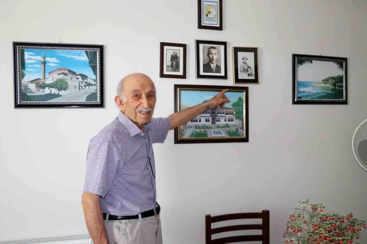 89 Yaşındaki Mehmet Sezen'in Yağlı Boya Tabloları Sergisi