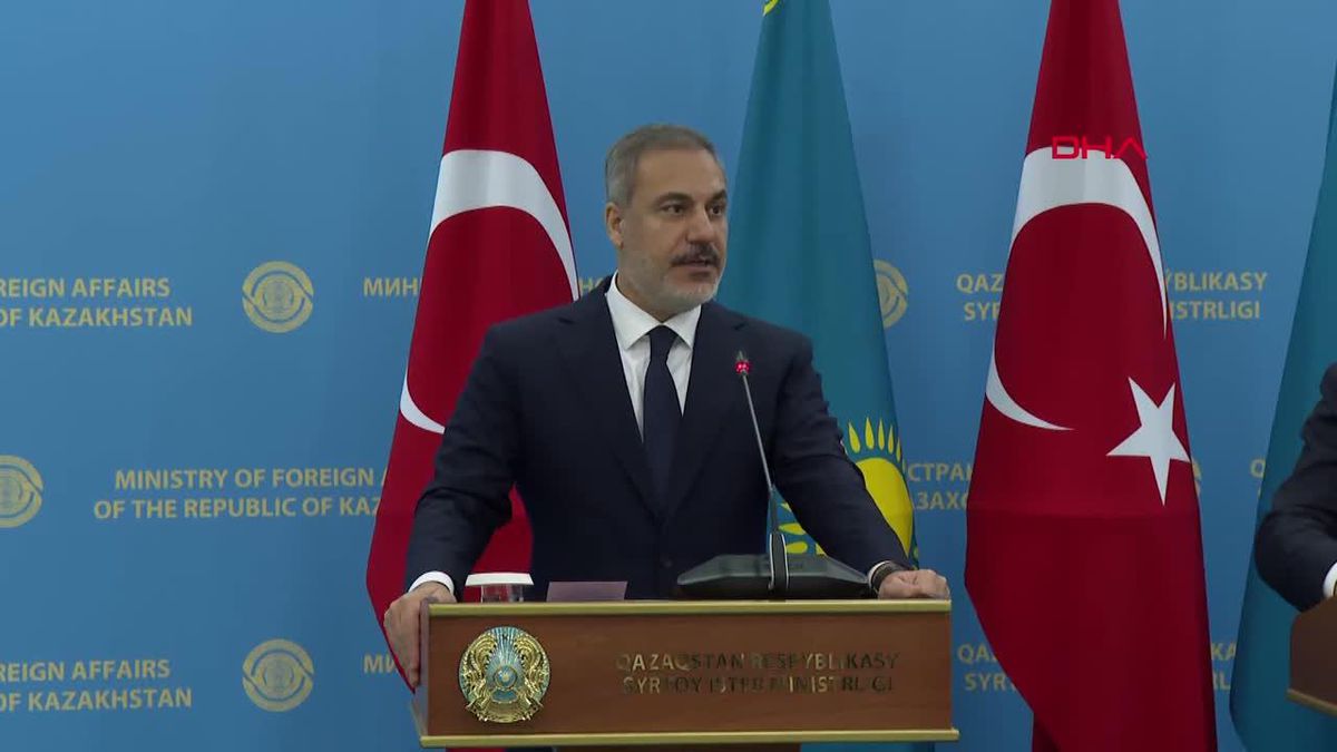 Bakan Fidan Türkiye-Kazakistan iş birliğinin önemi her geçen gün artıyor