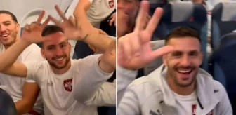 Uçakta çetnik selamı veren Fenerbahçe'nin yıldızı Tadic'e tepkiler çığ gibi