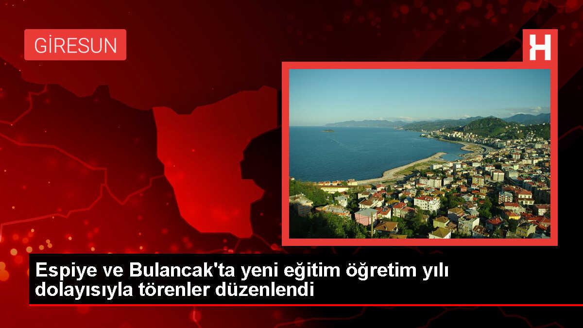 Giresun'da Yeni Eğitim Öğretim Yılına Törenlerle Başlandı