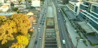 Geçit yolu çift yönlü olarak trafiğe açıldı