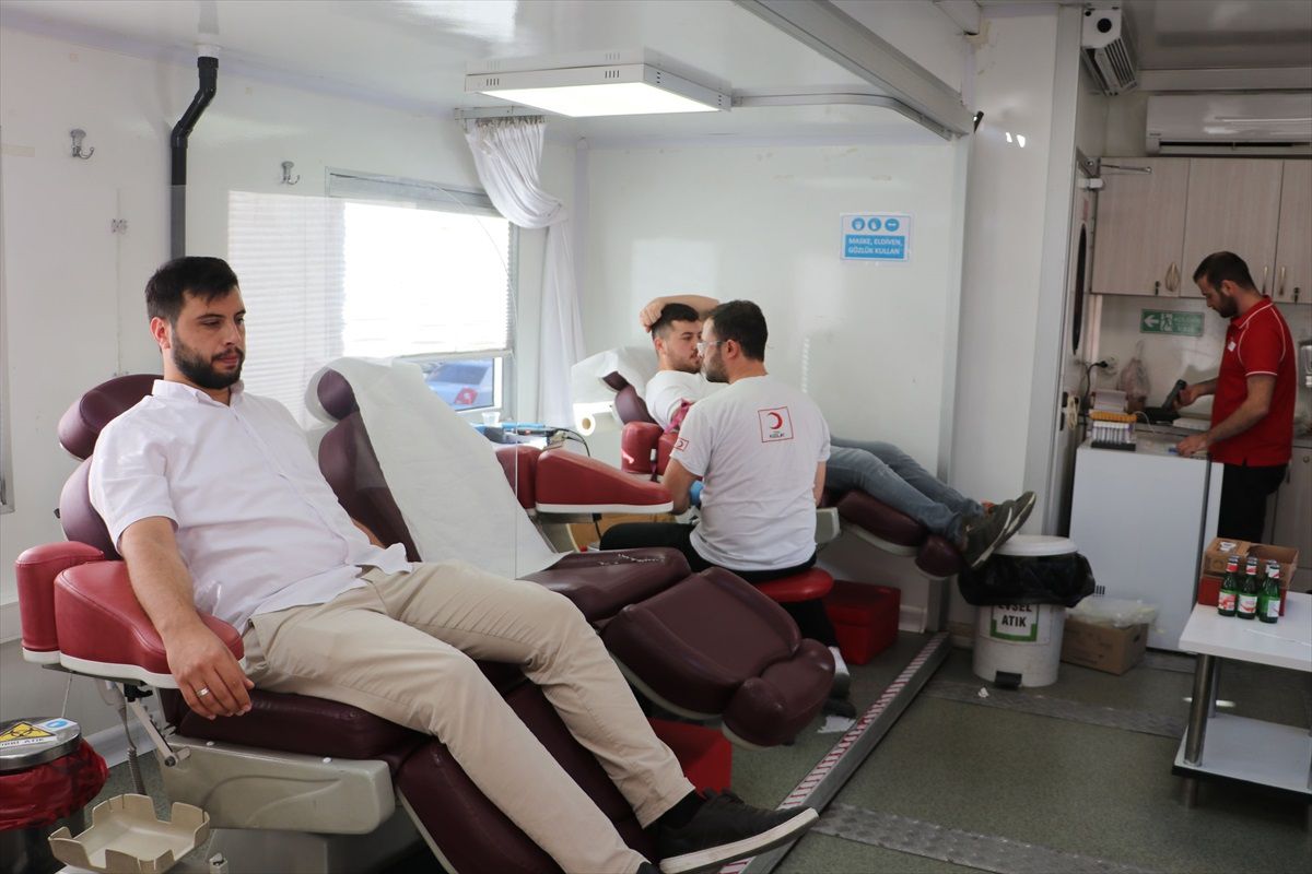 Havza'da Türk Kızılayı Kan Bağışı Çalışması Tamamlandı