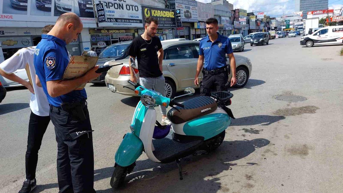 Samsun'da otomobil ile motosiklet çarpıştı, bir kişi yaralandı