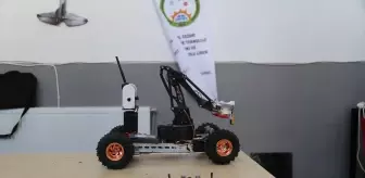 Şanlıurfa'da Öğrenciler Tarafından Uzaktan Kontrollü Bomba İmha Robotu Üretildi