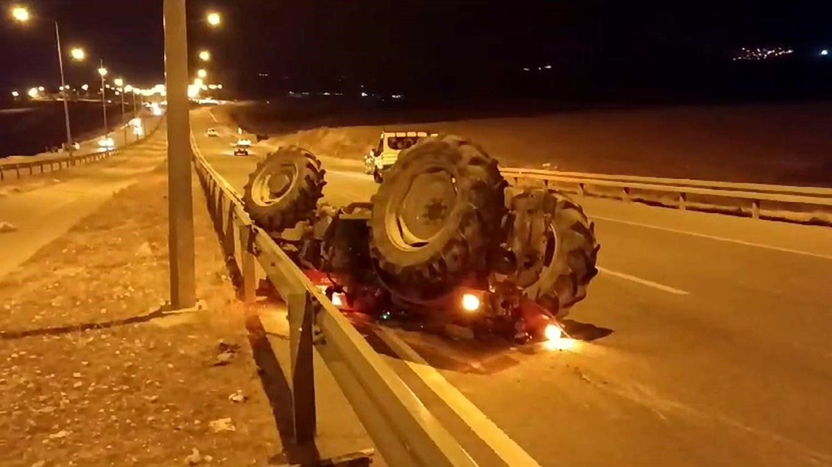 Siirt'te traktör kazası: 1 kişi yaralandı