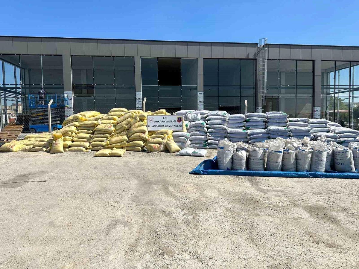 Başkentte 57 Ton Sahte Gübre Ele Geçirildi