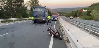 Beton mikseri ile motosiklet çarpıştı: 2 yaralı