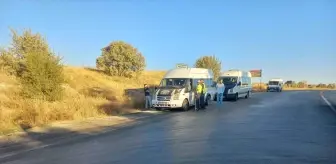 Bozkır'da Okul Servis Araçları Denetlendi