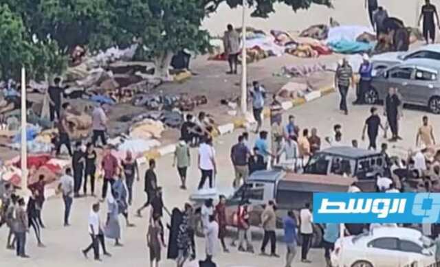 Felaketi yaşayan Libya'dan gelen görüntüler korkunç! Sokaklar cansız bedenlerle dolu