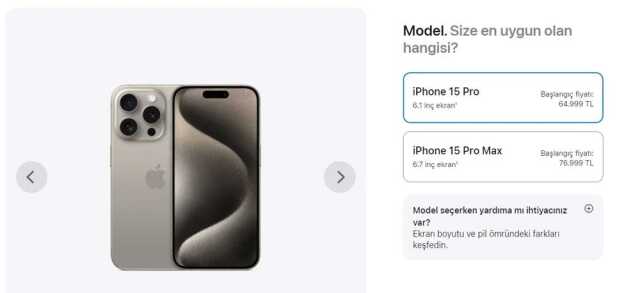 iPhone 15, iPhone 15 Pro ve iPhone 15 Pro Max'in Türkiye satış fiyatları belli oldu iPhone 15, iPhone 15 Pro ve iPhone 15 Pro Max'in Türkiye satış fiyatları belli oldu