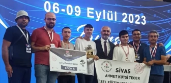 Sivas Ahmet Kutsi Tecer Özel Eğitim Meslek Okulu Robot Yarışmasında Ödül Aldı