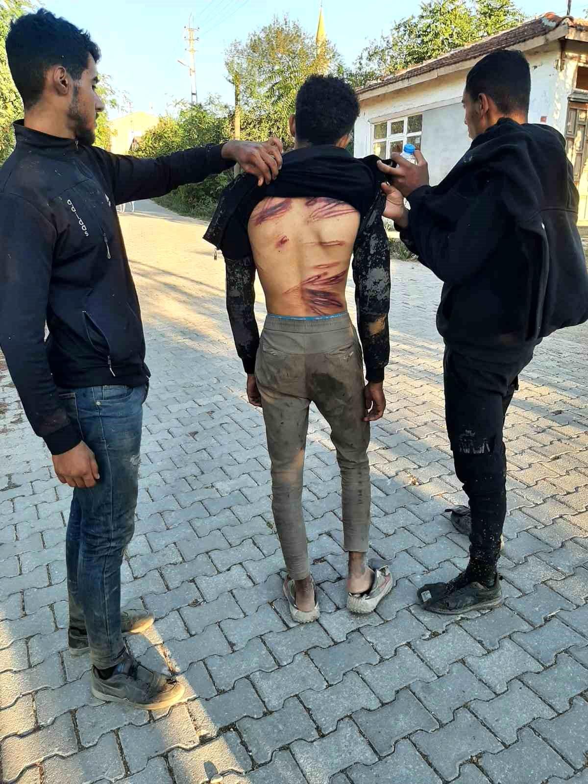 Yunanistan'a geçen göçmenlere darp