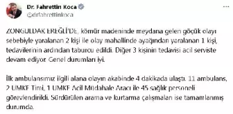 Zonguldak'taki maden göçüğünde 3 kişi taburcu edildi