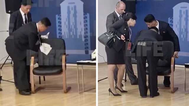 Kuzey Kore lideri Kim Jong-un'un koltuğu Putin ile görüşmesinden önce detaylıca temizlendi