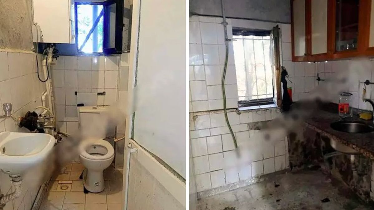 Mağaradan bozma yıkık dökük eve istenen kira isyan ettirdi