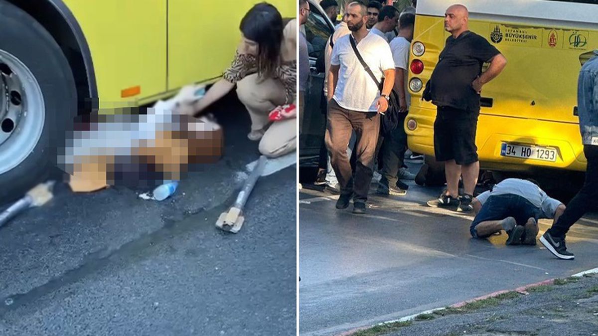 Motosiklet kazasında otobüsün altına savrulan hamile kadın, hayatını kaybetti