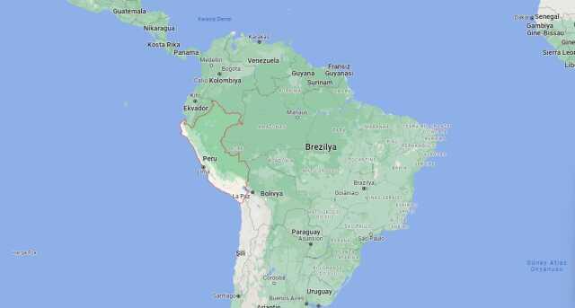 Peru hangi yarım kürede? Peru'nun konumu ve harita bilgisi