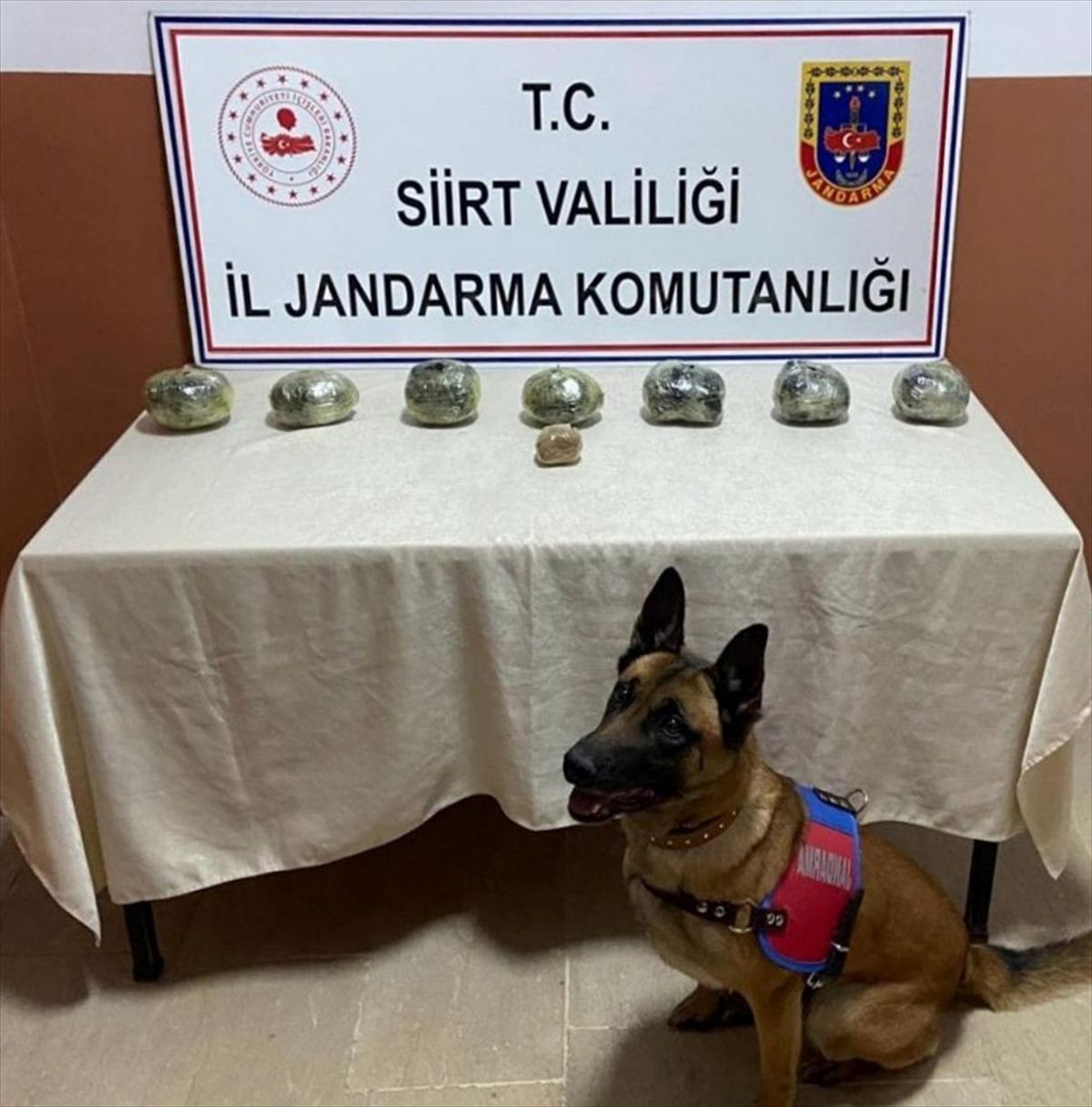 Siirt'te peynir bidonunda 5 kilo 100 gram toz esrar ele geçirildi