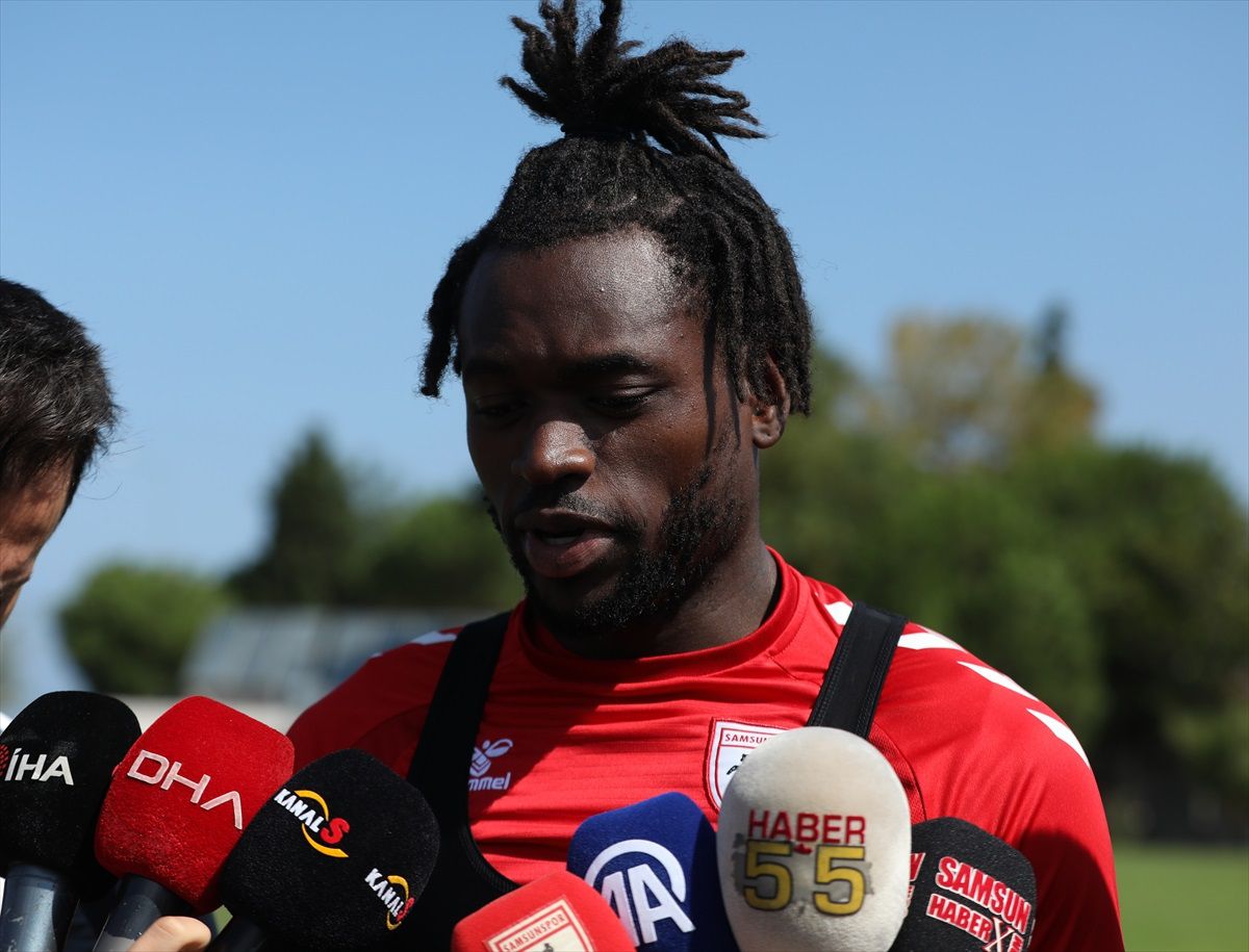 Samsunspor'un Belçikalı santrforu Landry Dimata: Avrupa'nın en iyi forvetlerinden biri olmak istiyorum