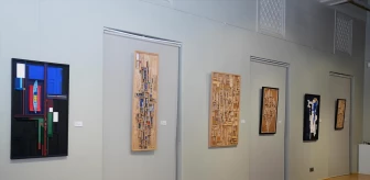 Sanatçı Kağan Çelik'in kişisel sergisi 'Sosyal Miras Katmanya' açıldı