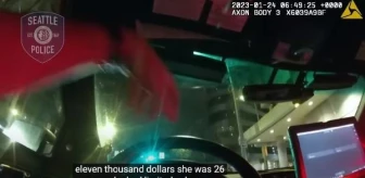 ABD'de polis aracının çarptığı kadın hakkında şaka yapan polis görüntüleri paylaşıldı