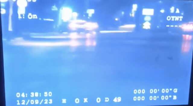 İstanbul'da uygulamadan kaçıp drift yapan sürücüye 30 bin 808 lira ceza kesildi