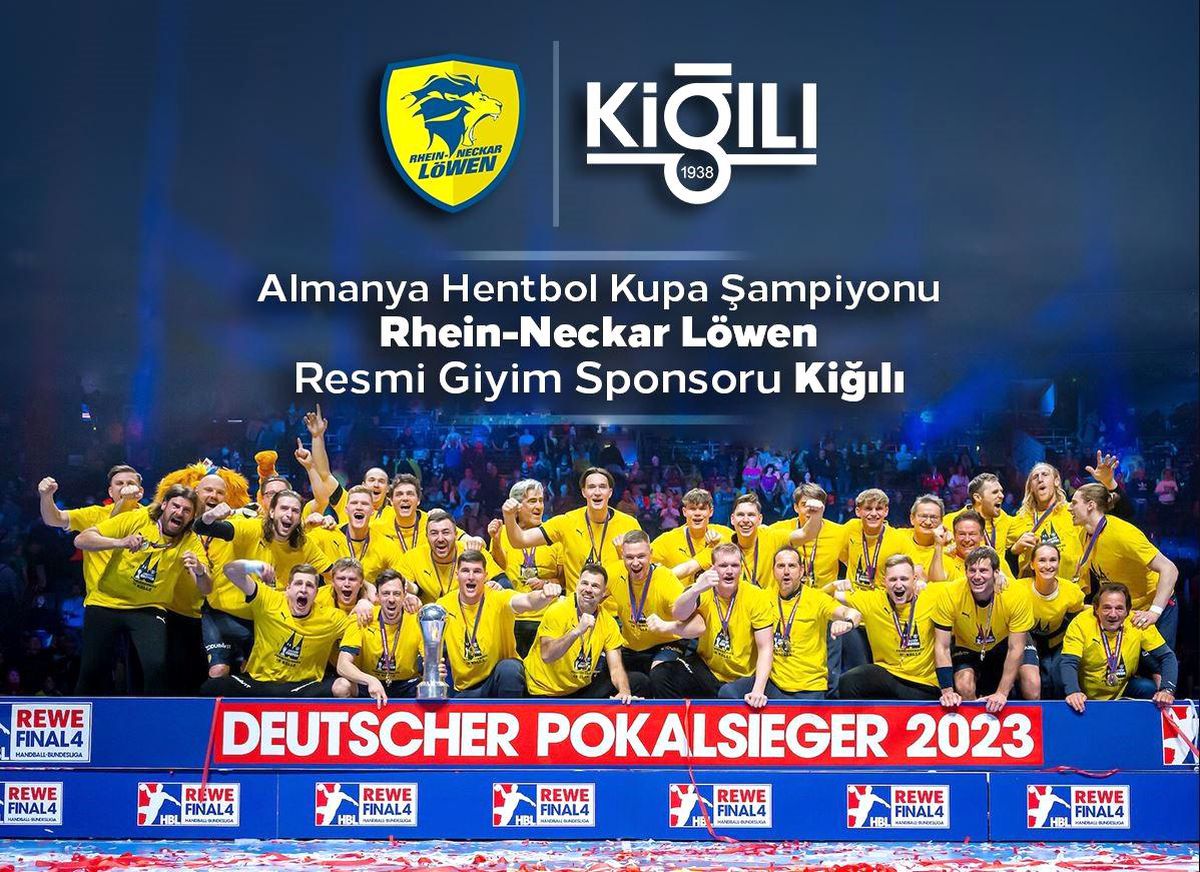 Kiğılı, Almanya'nın 1. Lig hentbol takımı Rhein Neckar Löwen ile resmi giyim sponsorluğu anlaşması imzaladı