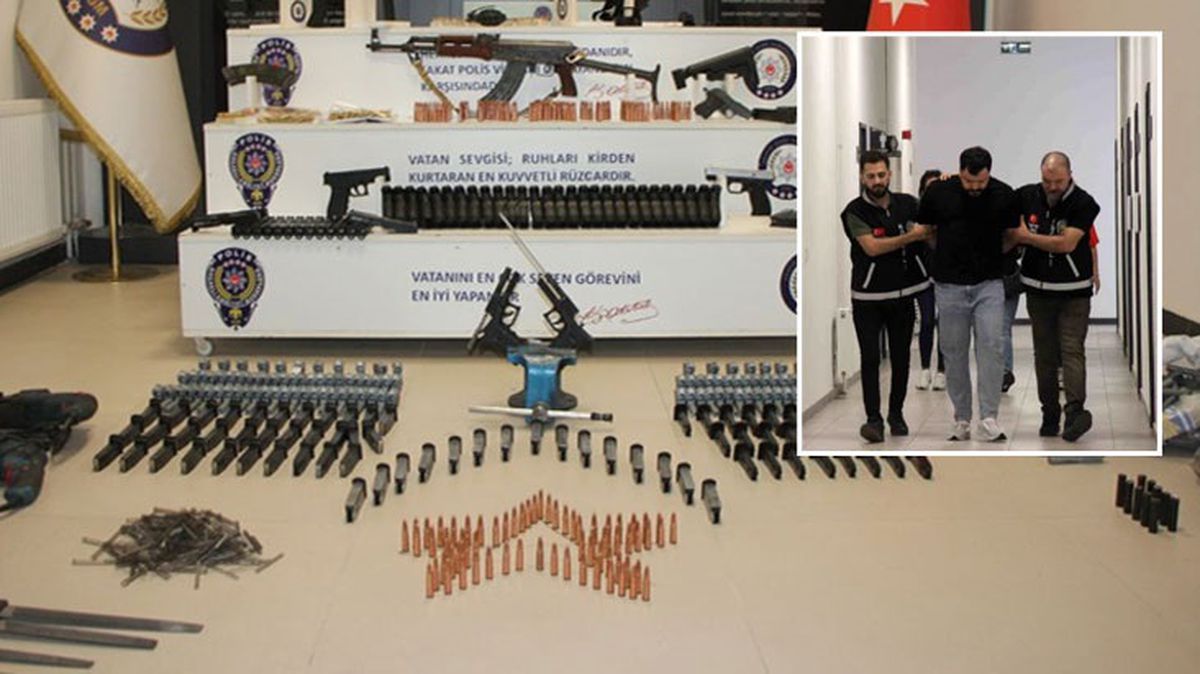 Kocaeli'de cinayet şüphelisi 3 yıl sonra yakalandı, yaşadığı evden cephanelik çıktı
